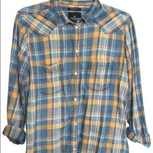 American Eagle Boyfriend Plaid Flannel